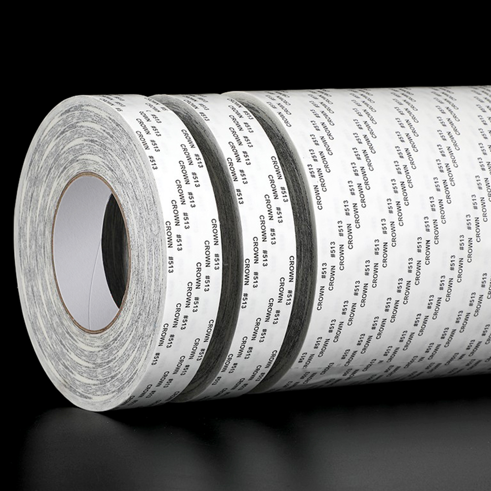50m Crown 513 Distributor Double Sided Adhesive Tape High Temperature Resistant Multi-Purpose