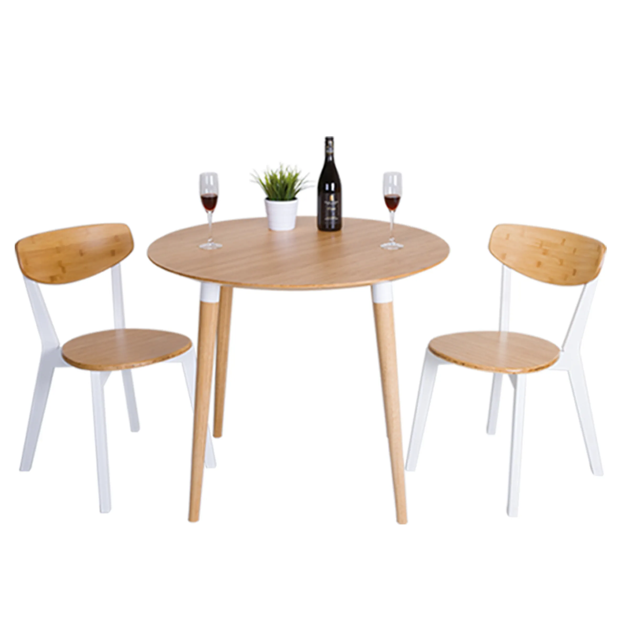 BAMBKIN High quality furniture round bamboo table for dining room