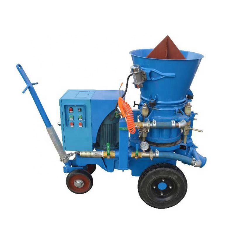 Small Electric Refractory Spray Shotcrete Gunning Machine