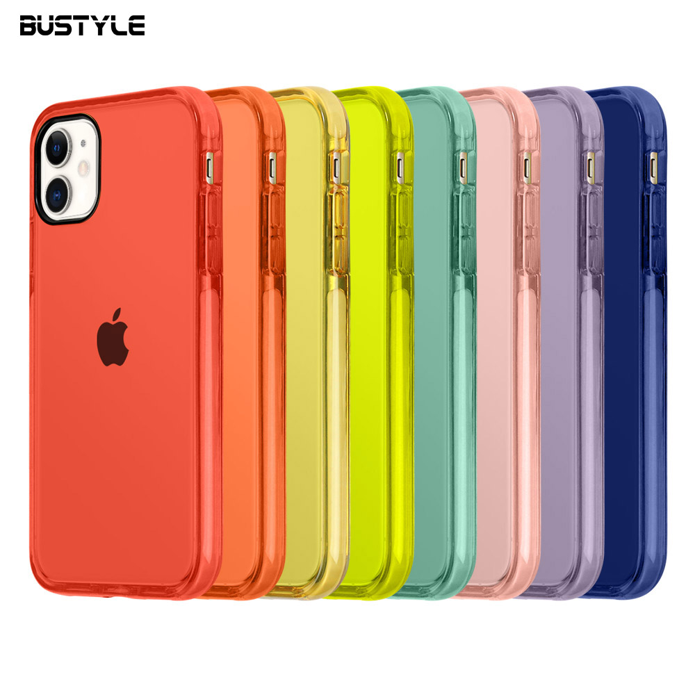 TPE Воздействия Чехол для мобильного телефона для iPhone 12 Pro Max мягкий резиновый бампер чехол для iPhone 11 Pro Max XS XR 8 анти-шок чехол-накладка для мобильного телефона