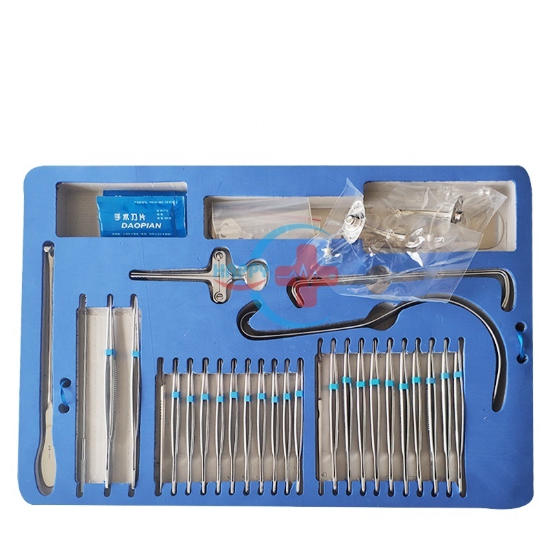 HC-T002 Hospital hot-sale surgery instrument set operation general surgical instrument kit
