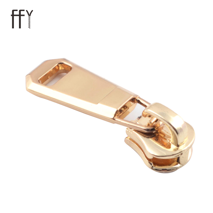 Custom Private Logo Plastic Resin Multi-Function Gold Zipper Slider Puller