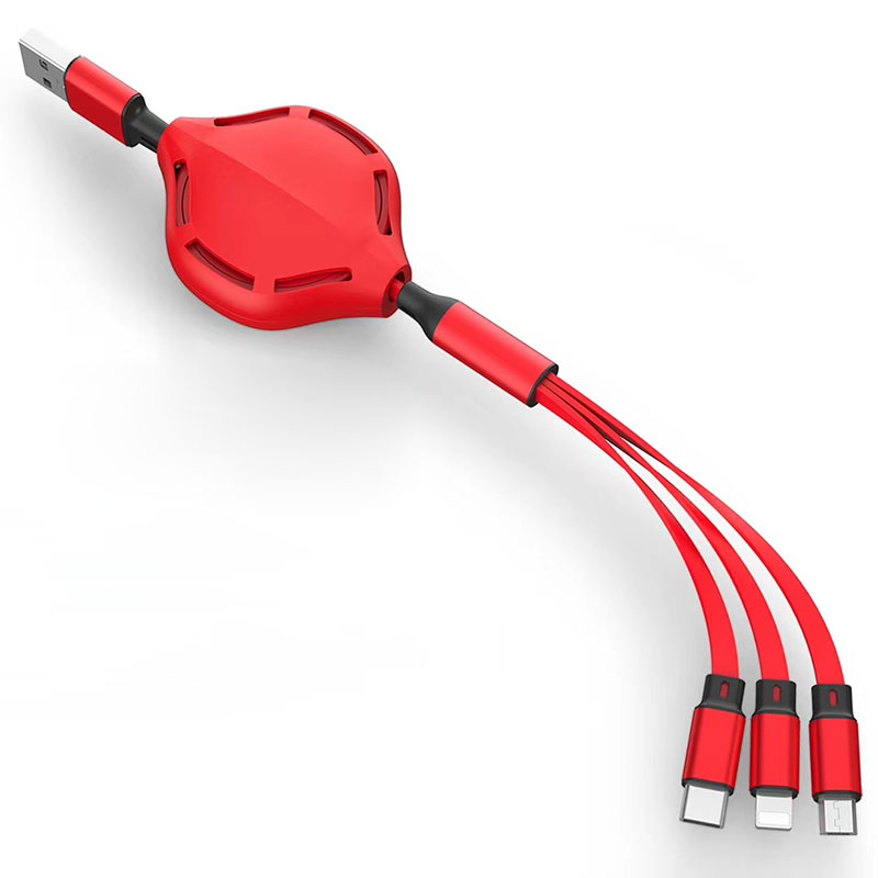 Универсальная линия передачи данных зарядный кабель Usb Type-c микро силиконовый 3 в 1 для Android Iphone Samsung мобильный телефон внешний аккумулятор