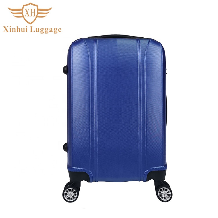 Factory best selling carry-on luggage with trolley ABS luggage