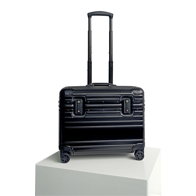 Manufacturer sells new design brand aluminum TSA lock 360 degree rotating wheel camera case travel luggage suitcase