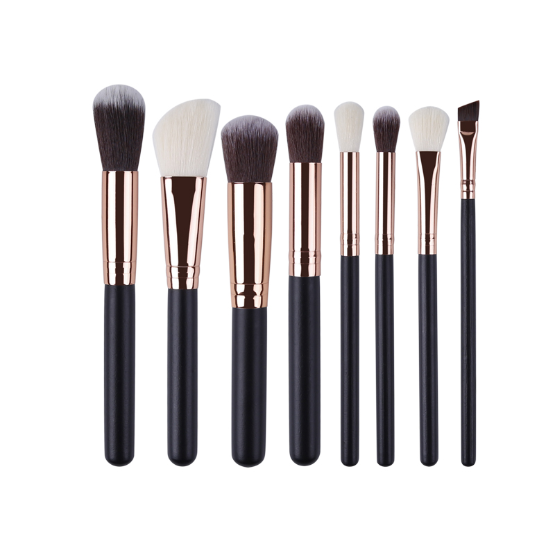 8 pcs professional makeup brushes set synthetic private label cosmetic brush free sample beauty tools