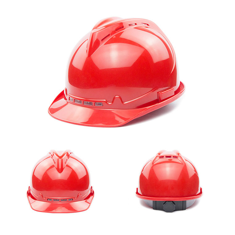 Construction engineering blue red white yellow electrical protection safety helmet