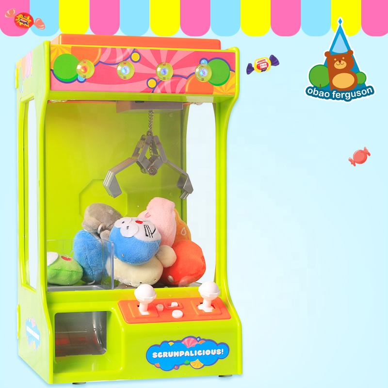 B/O candy grabber игрушка с музыкой и светом мини Игральный автомат игрушки настольные игры