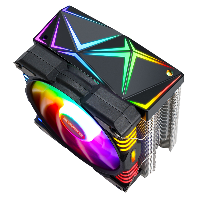 OEM пользовательский столик для ПК чехол Tower 120 мм вентилятор CPU Cooler Master RGB охлаждение аура Синхронизация для MSI AMD и Intel