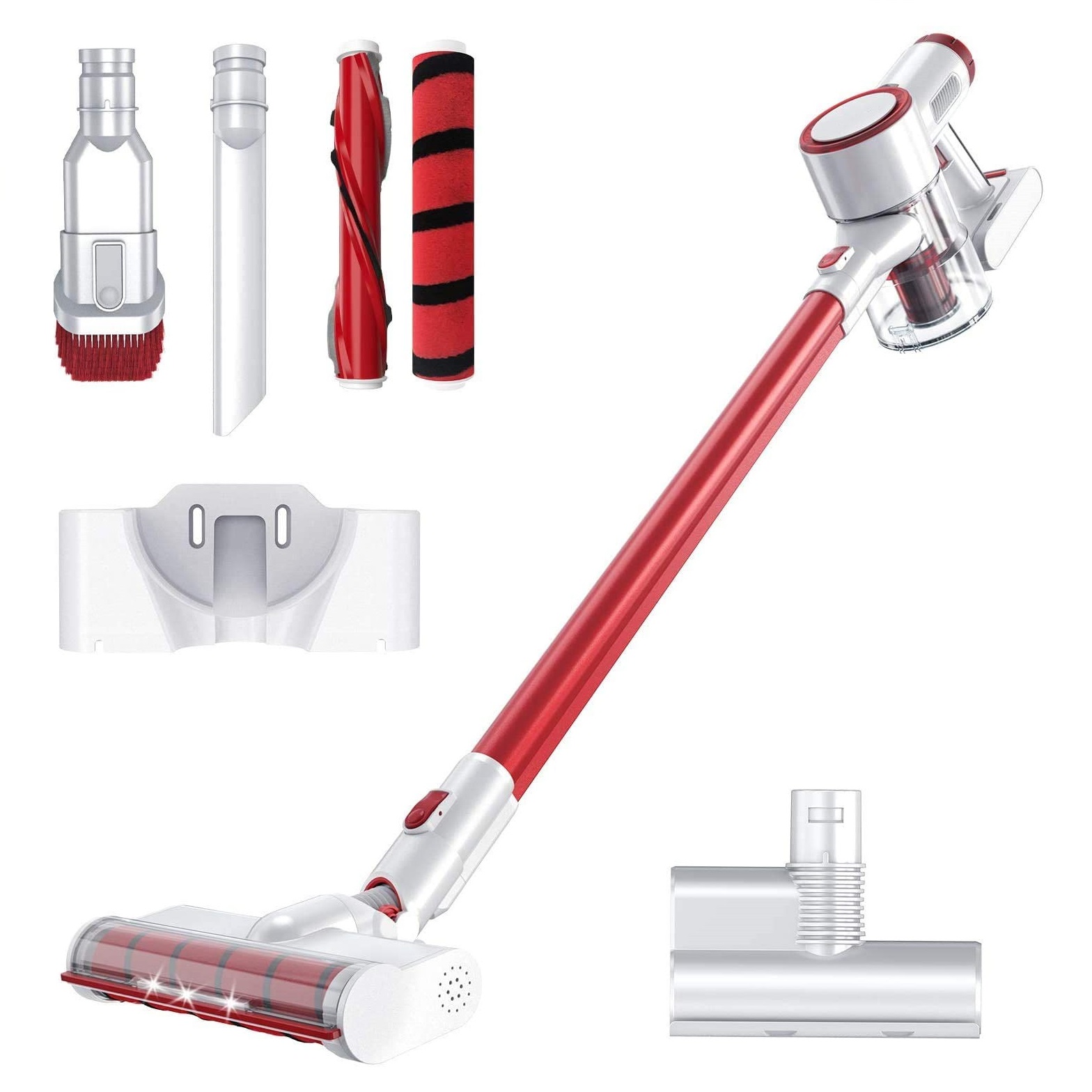 Alu akku staubsaug similar dysons V8 wireless handheld rechargeable portable bldc vacuum cleaner with led light for hair