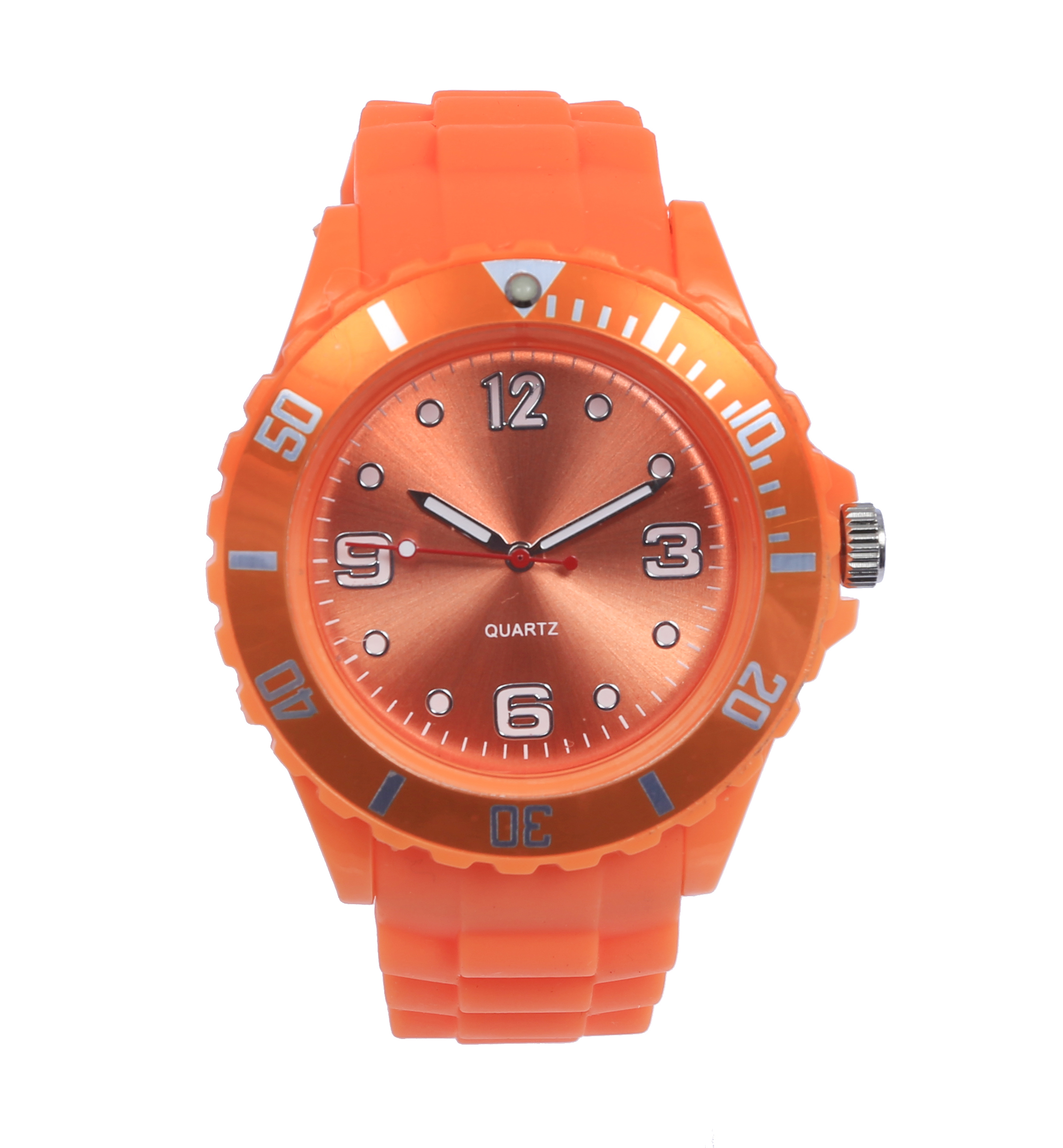 High Quality Hot Selling Women Plastic Silicon Watches Quartz Waterproof Student Men Wrist Watch Custom Logo