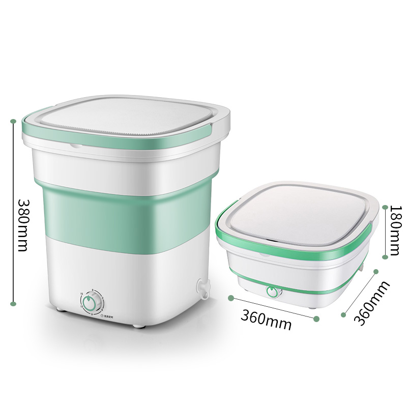 Mini portable travel dormitory folding washing machine