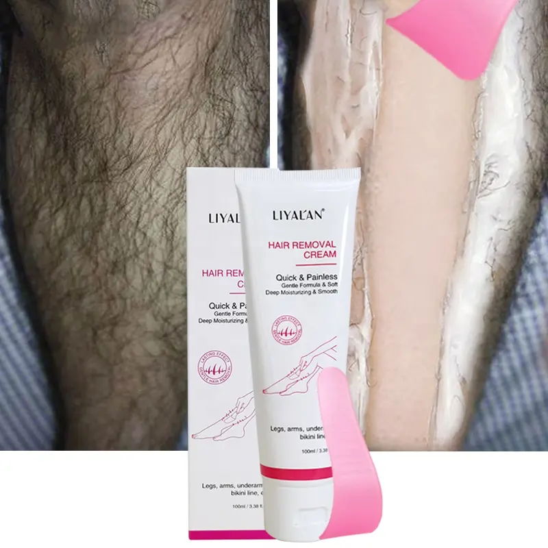 Free Sample Gentle Soothing Depilatory Cream Women And Men Body Armpit Legs Painless Permanent Hair Removal Cream