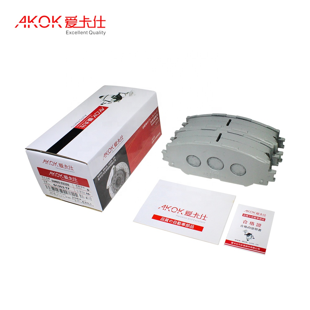 Noiseless Front Brake Pad Set 04465-30410 0446522340 For LEXUS GS250 GS300 GS450 GS460
