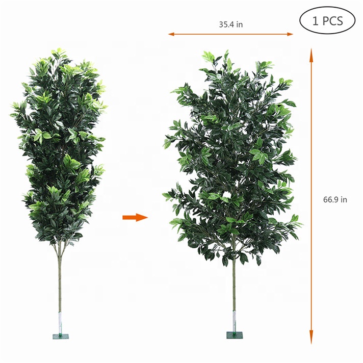 Hourpark Best Sale Artificial Tropical Areca Palm Tree Decorative For Home Outdoor Decor