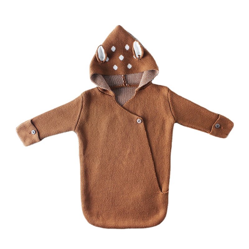 Hoodies Cartoon Cute Winter Autumn Romper Cotton Baby Jumper Toddler Sweater Infant Knitwear Newborn Baby Jumpsuit