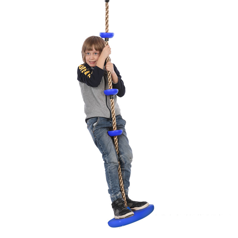 Kids Plastic Rope Hanging Chair Climbing Rope Children Outdoor Tree Swing