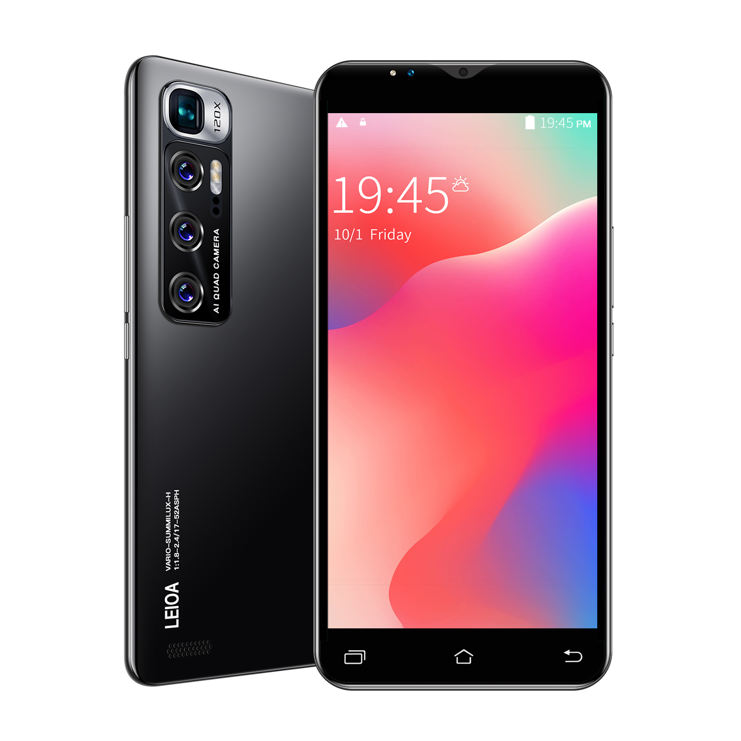 Смартфон 5G M10 mini, 12 Гб ОЗУ 512 Гб ПЗУ, две карты, 4-дюймовый телефон высокой четкости HD 1080x2320 5G, изогнутый полноэкранный мобильный телефон