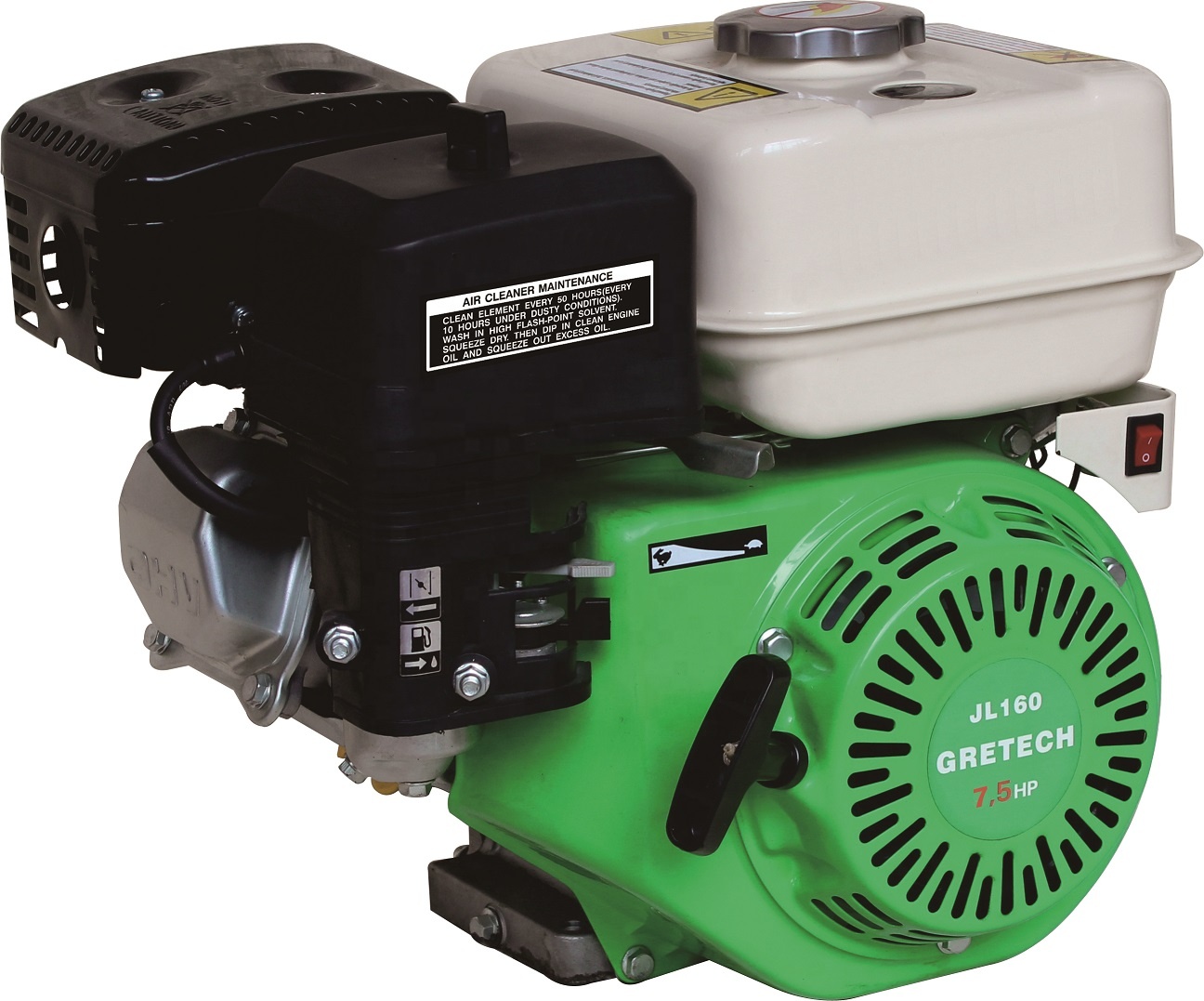 JL220/E 7.5HP/4000 об/мин transistored зажигания сжиженного нефтяного газа/NG/бензин/Био газовый двигатель
