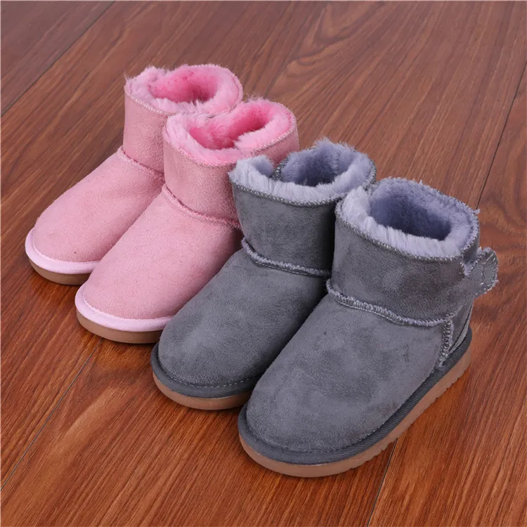 Best Selling In Best Quality Wholesale Warm And Soft Waterproof Artificial Wool Kids Snow Boots For Winter Snow