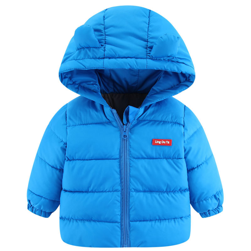 Winter Children's Clothing Outerwear Padded Hooded Cotton-Padded Jacket Coats For Kids