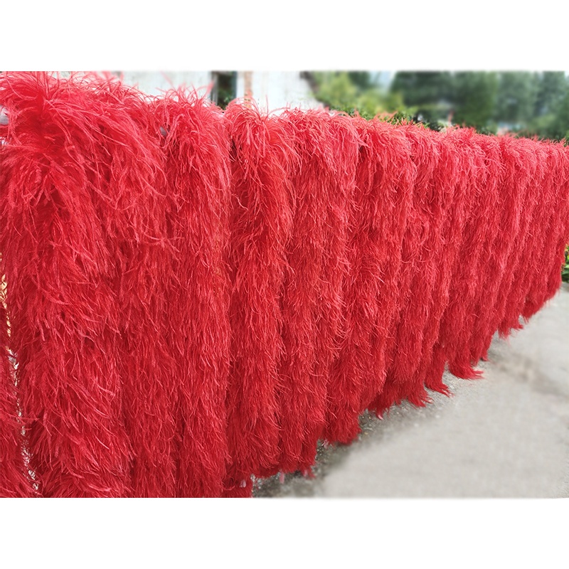 Оптовая продажа окрашиваются в различные цвета необычные вьющиеся 10ply 5Ply 15 слоев боа из страусиных перьев модное перо