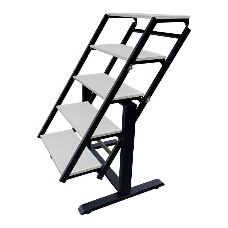 Convertible table and shelf Swing Table Shelf Converts From Table Into Shelf