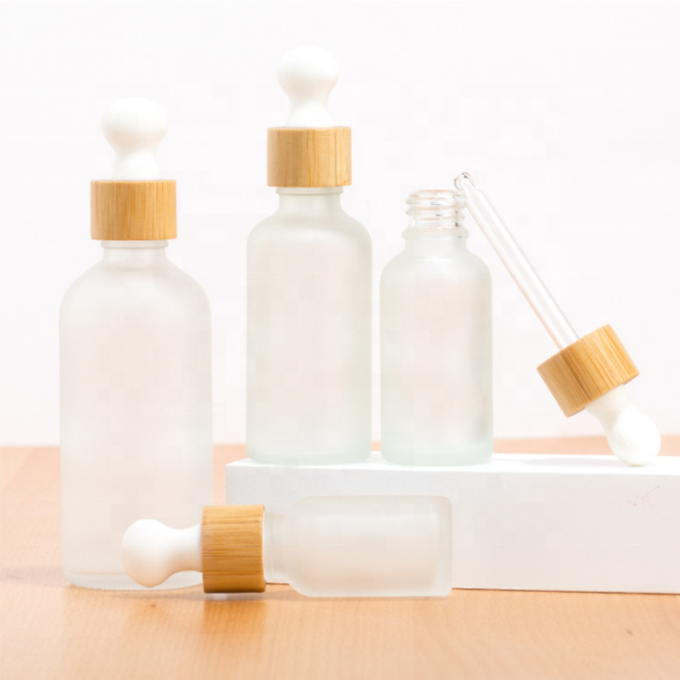 Cosmetic Skincare Packaging Frosted Glass Bottle 30Ml 40Ml 50Ml 100Ml 120Ml Body Lotion Bottle Empty Gold Silver Pump Bottle