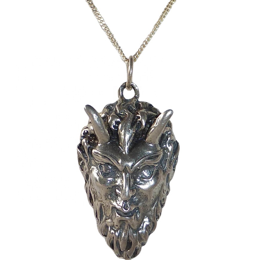 Fashionable Antique Men Jewelry Devil Pendant Brass Devil Necklace Pendant Custom