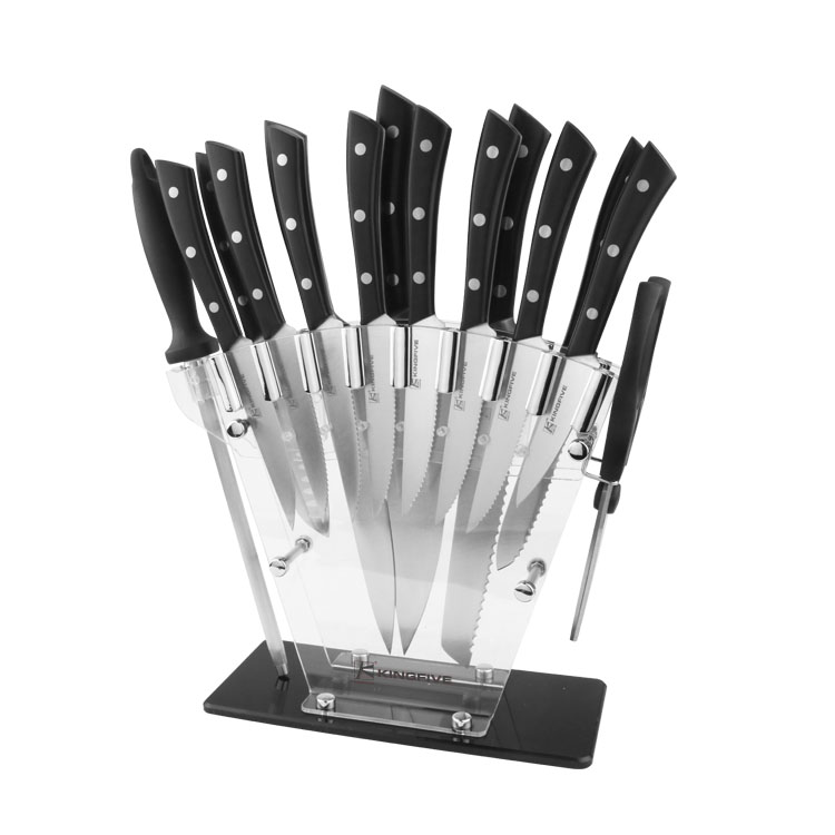 16PCS stainless steel kitchen knives set