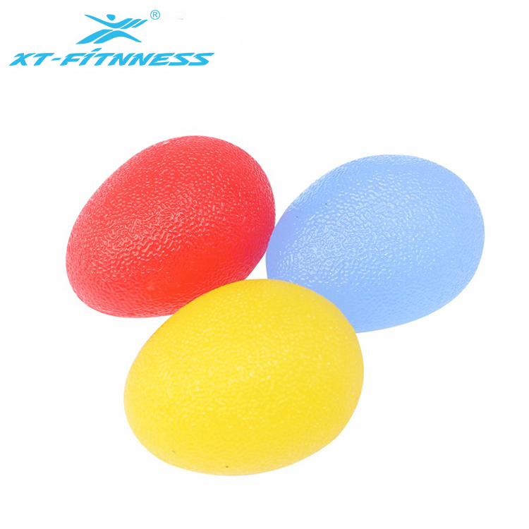 Gymnastics Sporting Exercise Egg Shaped Hand silicone strengthener hand grip set