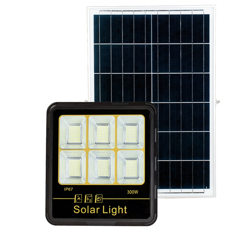 New product 100W 200W 300w emergency solar flood light flood light 6000k outdoor lighting