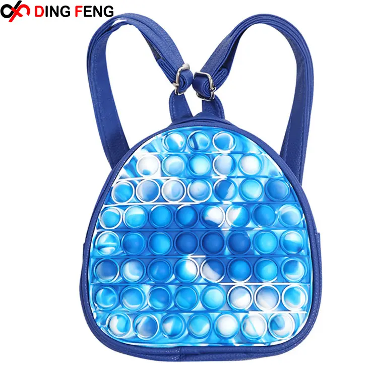 Customize Fidget Toys Pop Backpack Fidget Push Bubble School Bag Pop Fidget Backpack