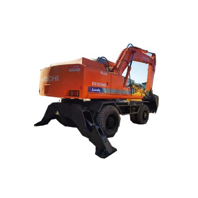 Б/у колесный экскаватор EX160WD в хорошем состоянии