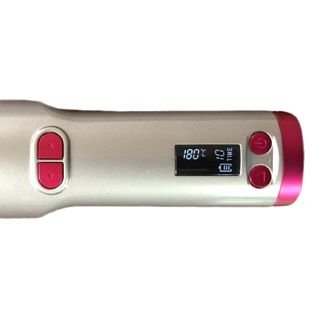 Lcd Display Temperature Control Mini Rechargeable Wireless Smart Automatic Magic Portable 2021 New Style Deep Waver Hair Curler