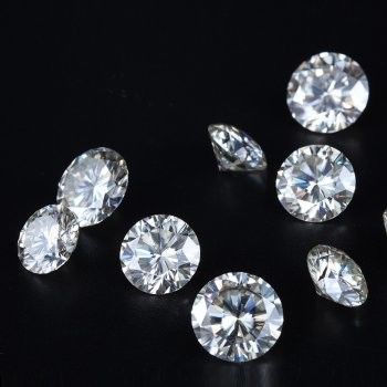 Китай, драгоценный камень DEF, цвет VVS, чистота 8,0 мм, 2cts, камни муассанита