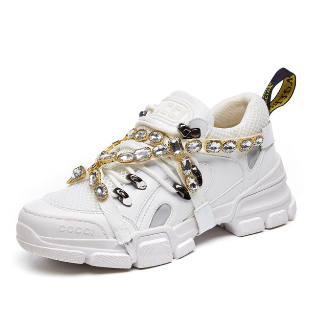 Greatshoe/Новый дизайн; женские блестящие кроссовки из натуральной кожи; женская обувь из натуральной кожи на плоской подошве; Модные женские кожаные кроссовки
