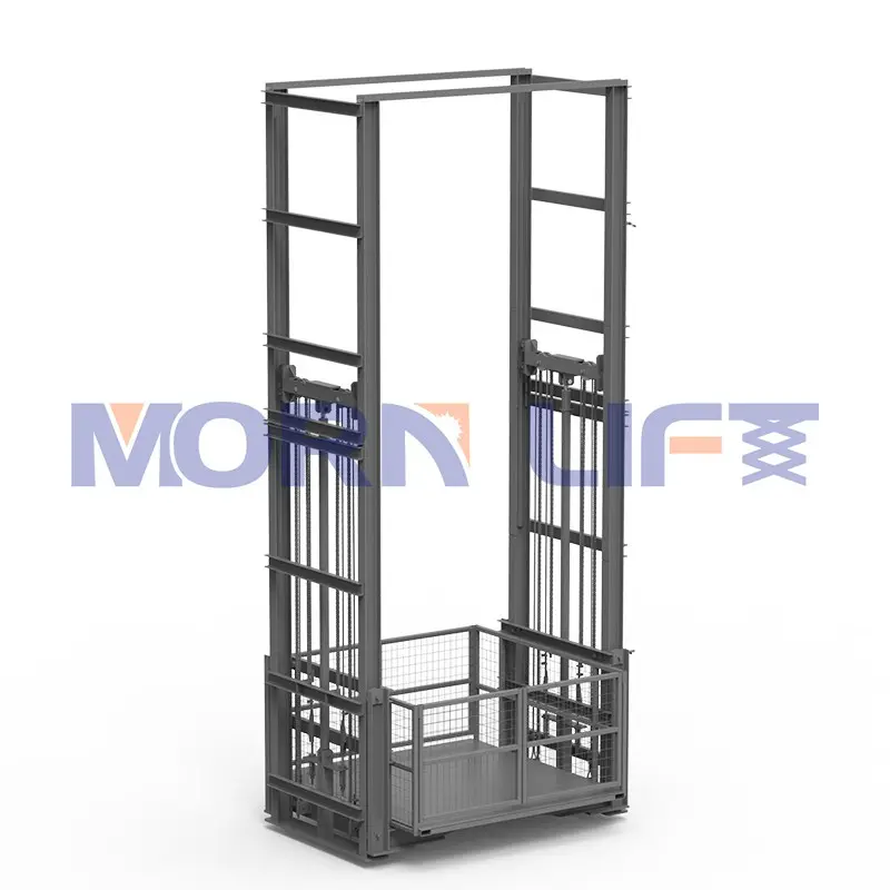 MORN 1000kg 2000kg 3000kg 5000kg electric warehouse freight elevator vertical hydraulic cargo lift price