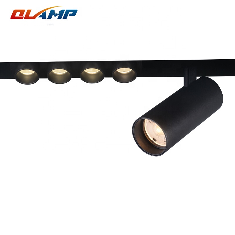 hot sale 48v led magnetic light track 5w7w10w20w adjustable rail track light linear light magnetic track