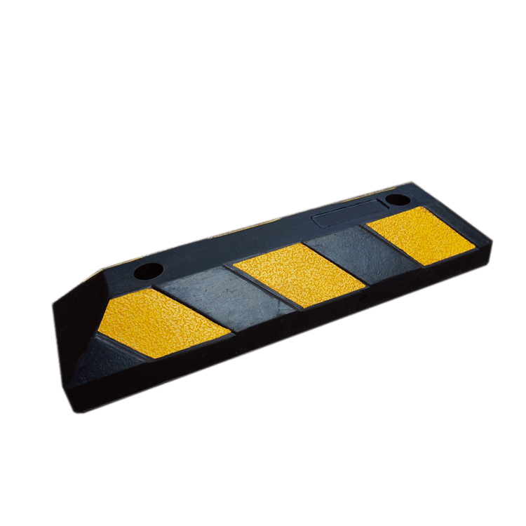 540*150*100mm The Best Durable Rubber Wheel Car Stopper For Garage Parking