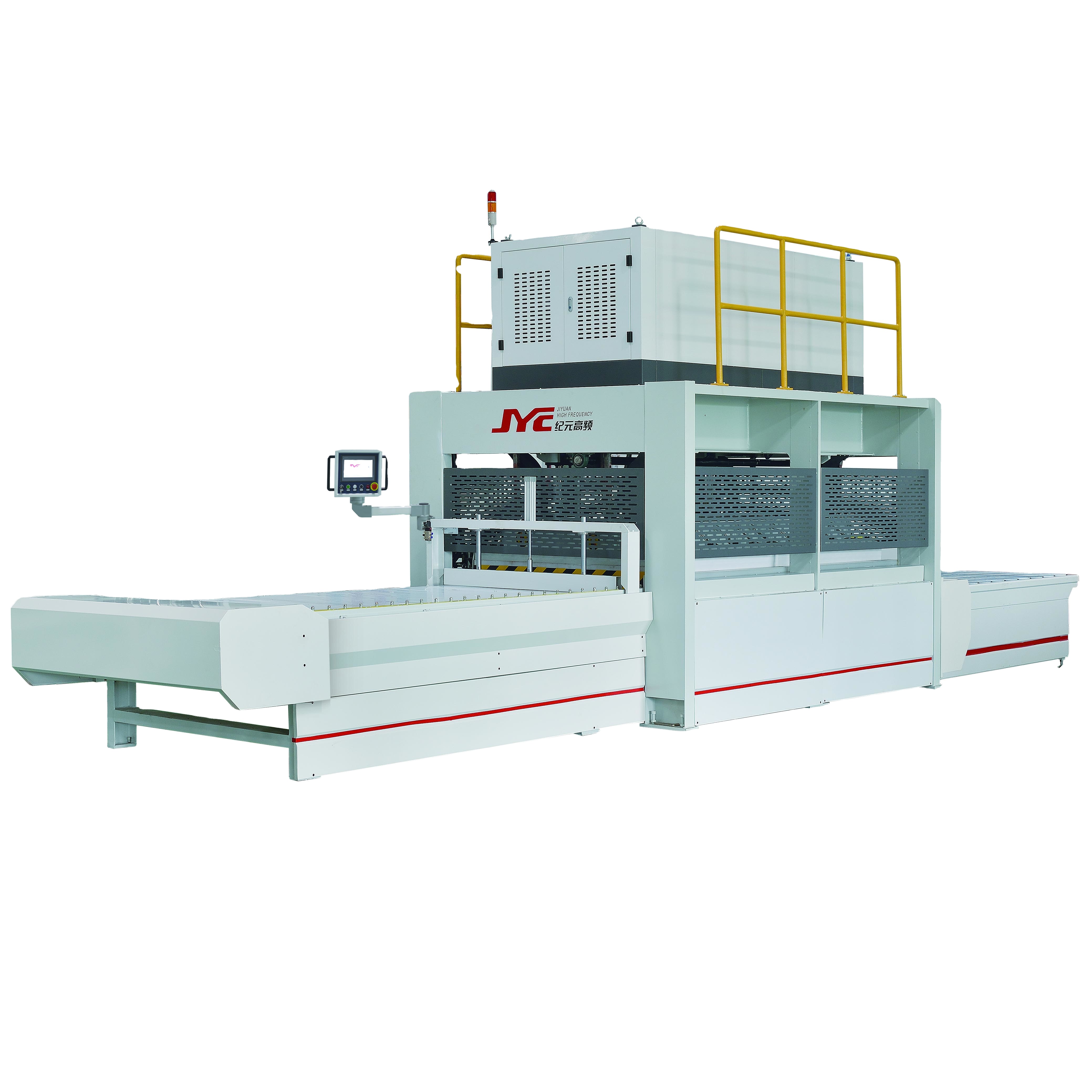 HF wood edge gluing board joining machine High Frequency Press Edge Glue
