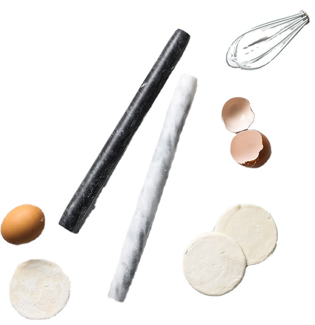 Minimalist non slip rolling dumpling noodles non stick dough natural smooth marble rolling pin