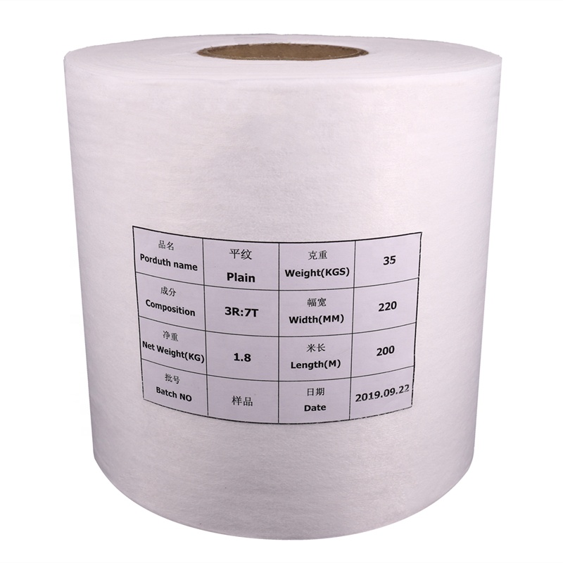 Spunlace Nonwoven Fabric For Wet Wipes Non Woven Plain Fabric