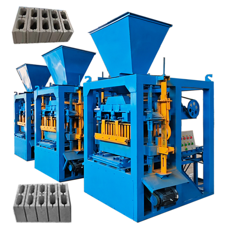 China factory hollow block machines manually concrete block machine pallet 4-26 brick making machinery