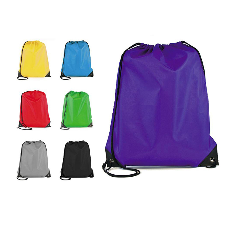 YASEN Custom Waterproof Portable Sports Bag Thicken Drawstring Riding Backpack Gym Drawstring Shoes Bag Clothes Backpacks