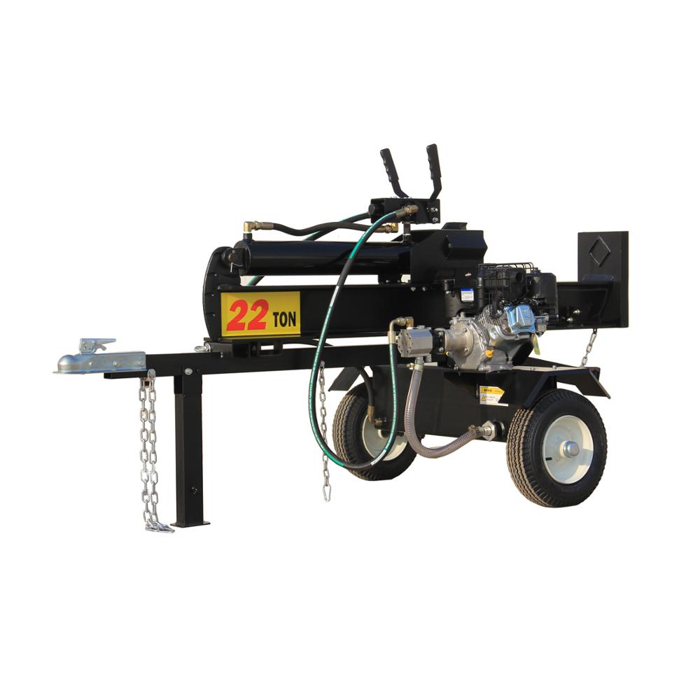 Бензин 2 ручка газа Дровокол и пила Briggs двигателя 6.5HP дрова автомат для резки