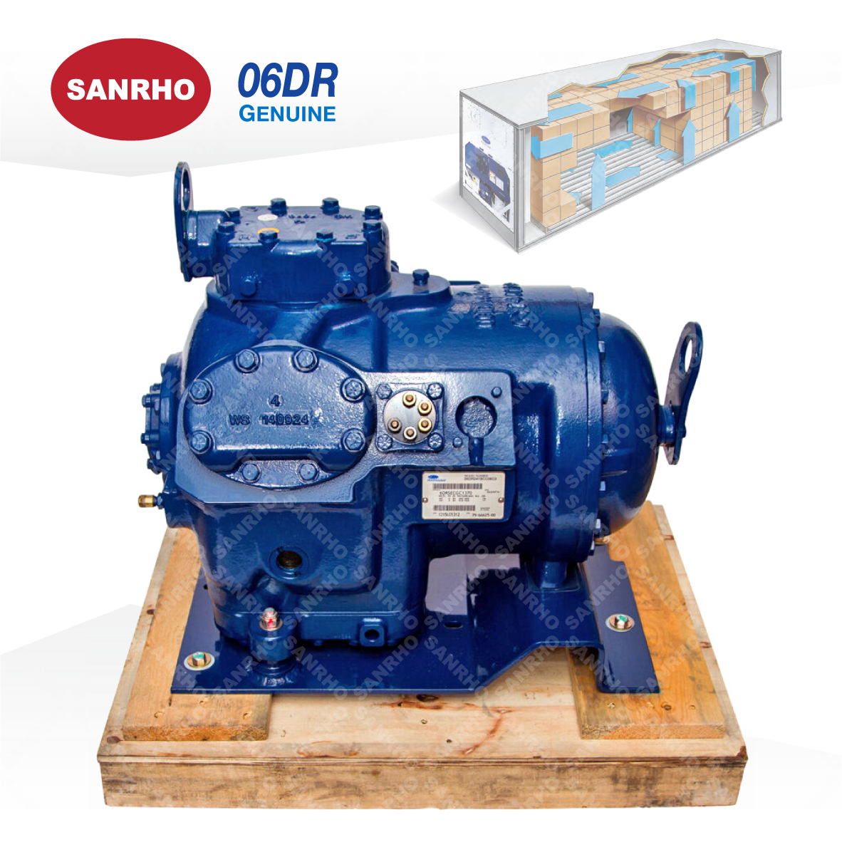 Новый холодильный компрессор Transicold 06DR241 06DR241ACC06C0 для рефрижераторного контейнера