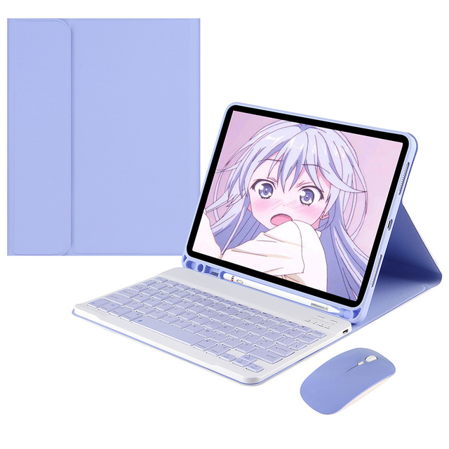 Чехол с клавиатурой и мышью для iPad 10,2, 2019, 2020, 9,7, 2017, 2018, 5, 6, 7, 8 поколения, iPad Air 1, 2, 3, 4, 10,9 Pro, 11, 10,5, 9,7