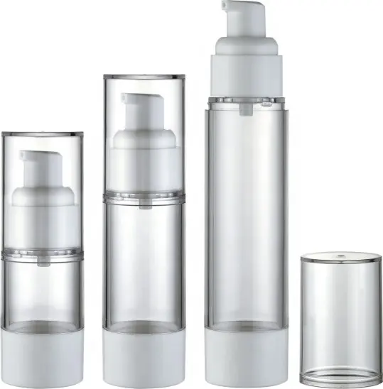 Customized15ml 30ml 50ml 100ml Makeup Packaging PP Plastic Skin Care Cream Lotion Bottle Airless Pump Bottle