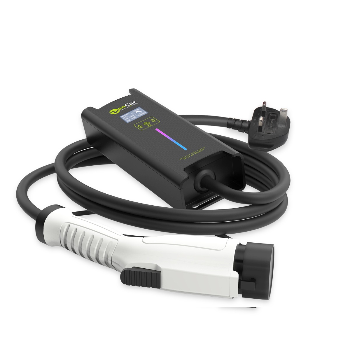 Zencar 10A 13A 3.7kw Type 1 Home Electric Charging Stations to UK Plug